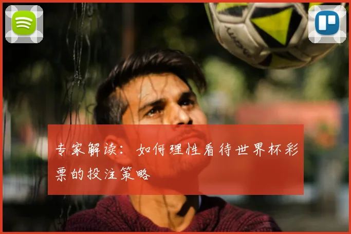 专家解读:如何理性看待世界杯彩票的投注策略